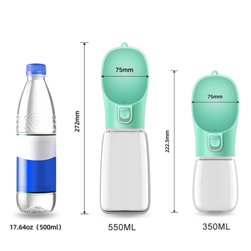 2-in-1 Travel Bottle & Feeder Bowl