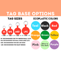 Eco Plastic Pet ID Tag